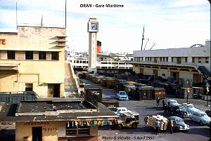 Oran - Port - Gare Maritime et l'Horloge